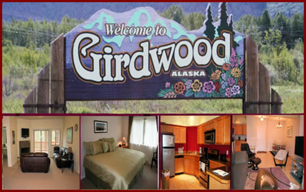 Interior views of our Girdwood rental units